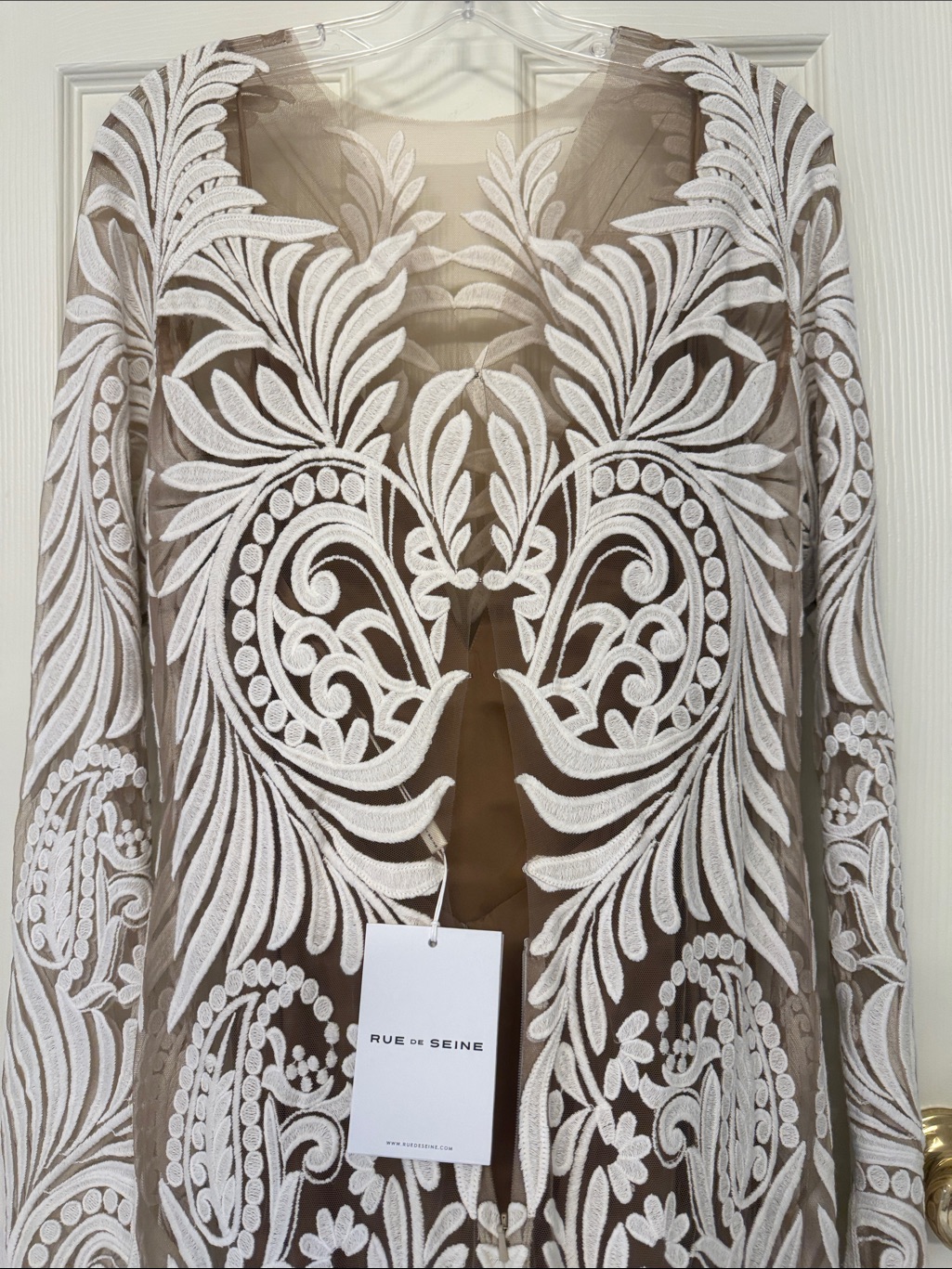 Discontinued Avril Wedding Gown By Rue De Seinenever Worn — image 2 of 7